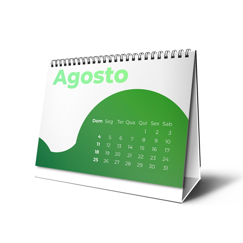 Calendário De Mesa Impressão De Calendários 2019 Gráfica Eskenazi 9037